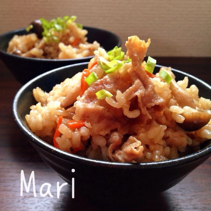 うまうま〜♡焼肉のタレで♡炊き込みご飯